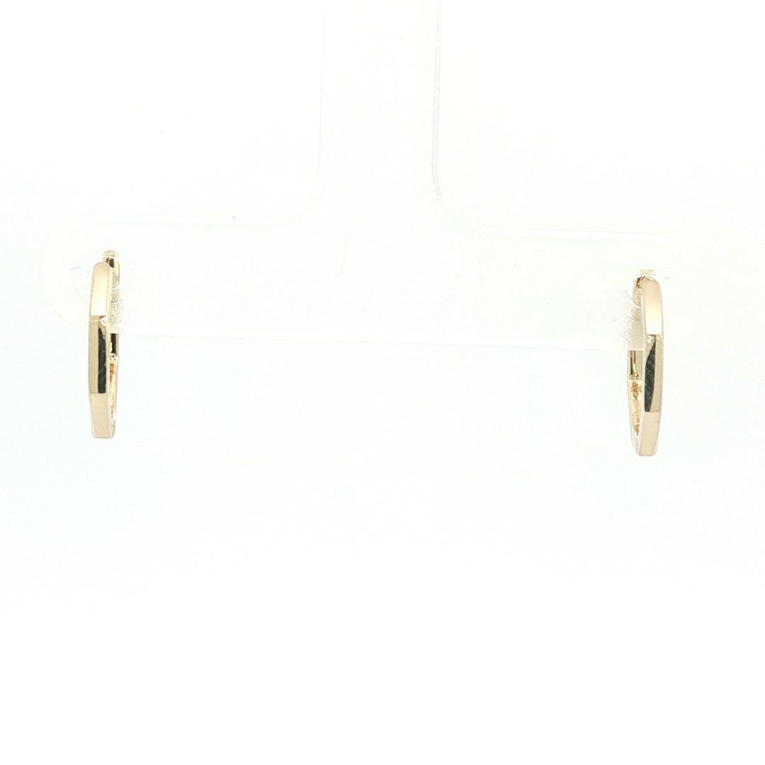 DIAMOND HOOP EARRING
