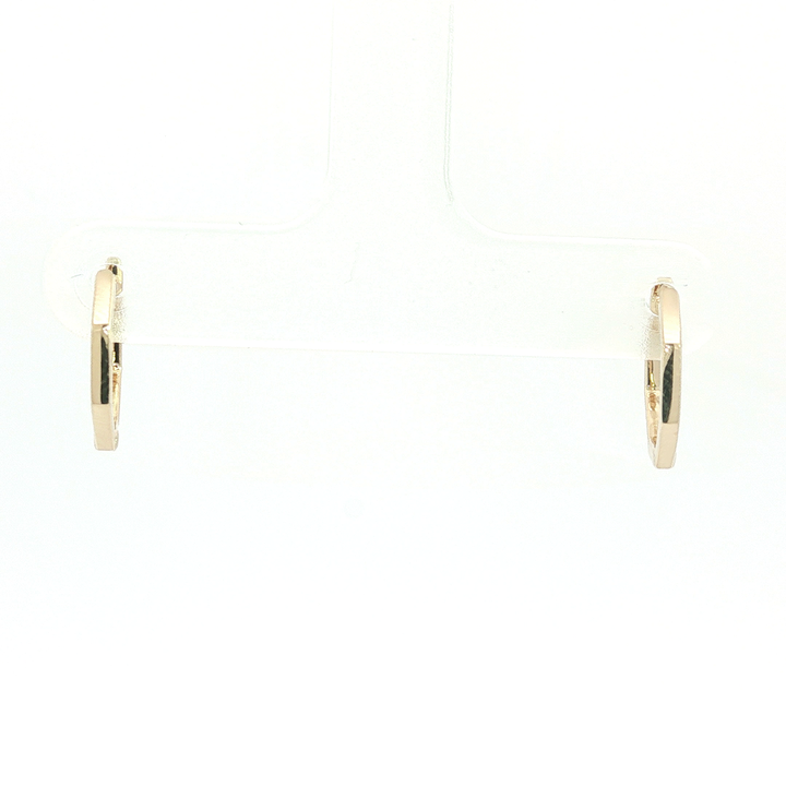 DIAMOND HOOP EARRING