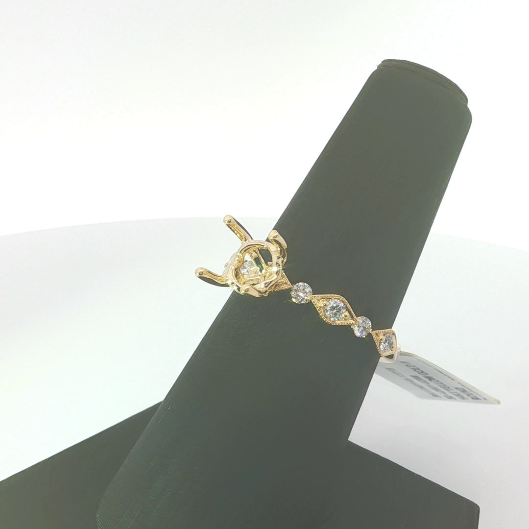 Diamond Semi-Mount Ring