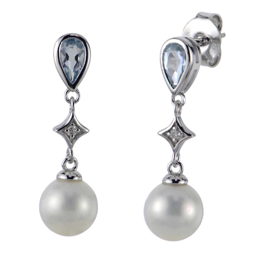 Sterling Silver Freshwater Pearl Earring