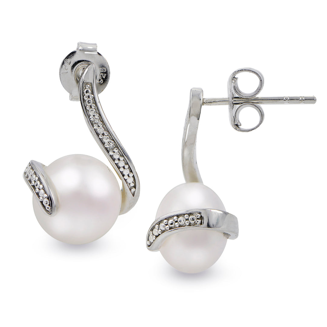 Sterling Silver Freshwater Pearl Earring