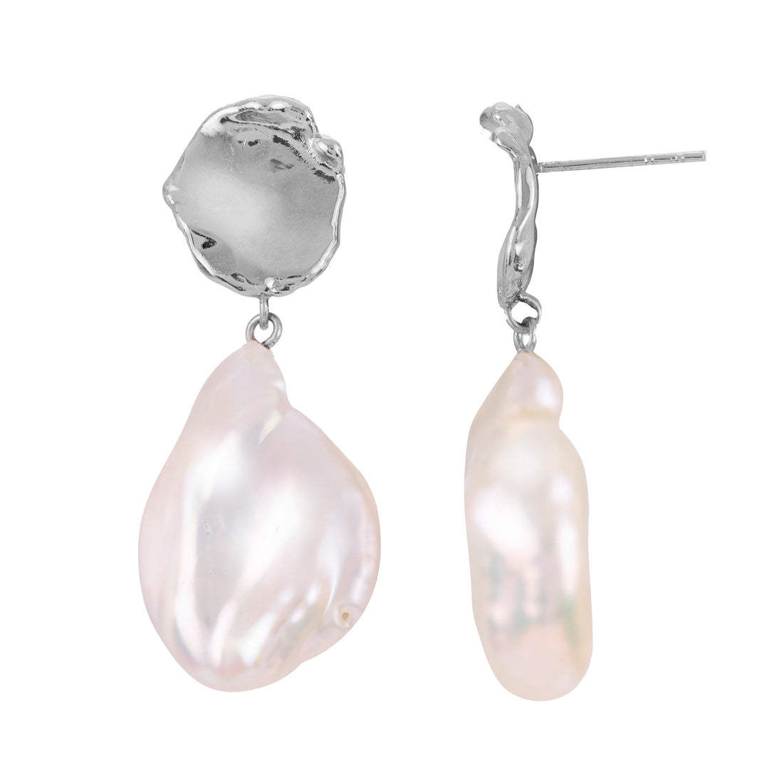 Sterling Silver Freshwater Pearl Earring