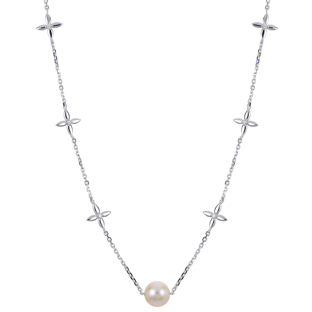 Sterling Silver Freshwater Pearl Necklace