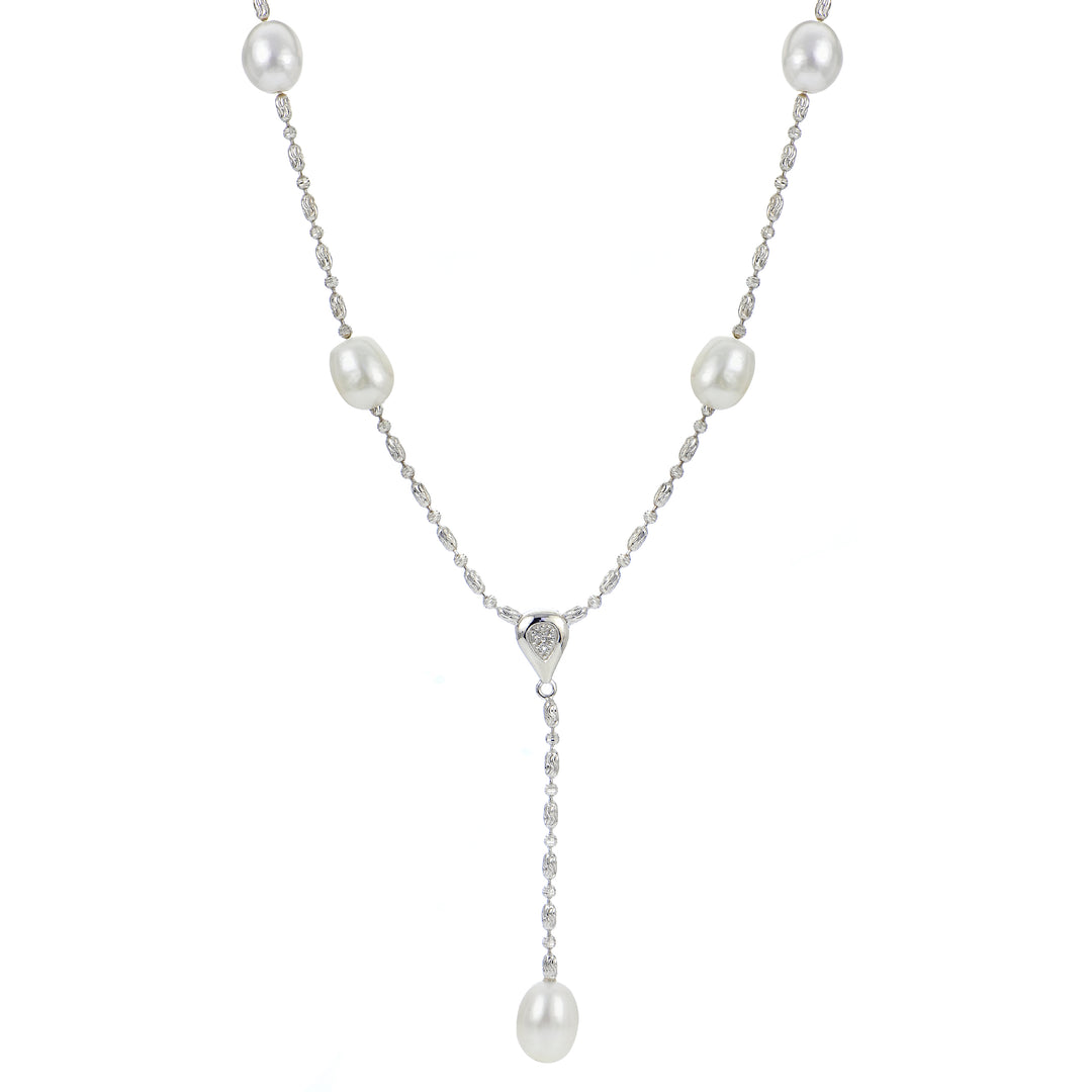 Sterling Silver Freshwater Pearl Necklace