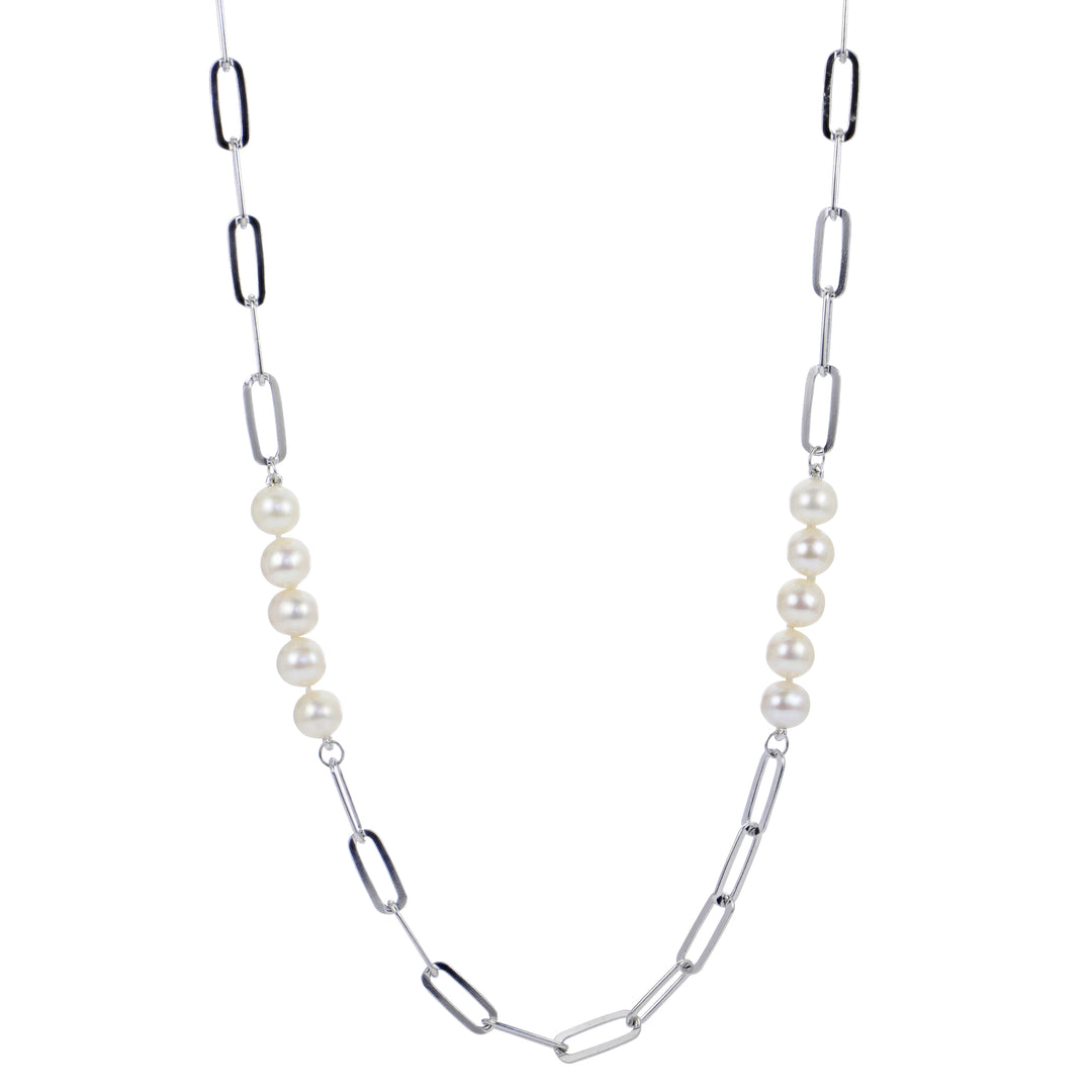 Sterling Silver Freshwater Pearl Necklace