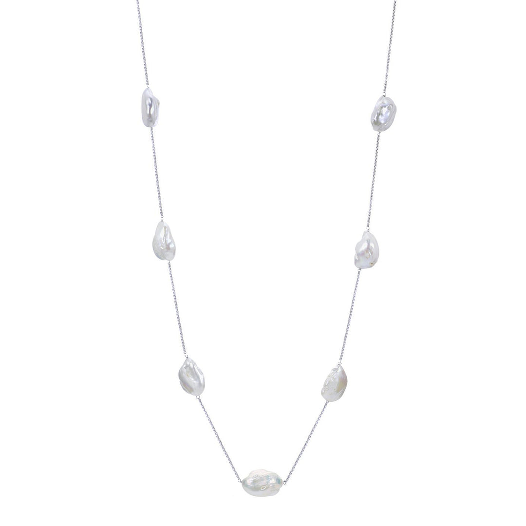 Sterling Silver Freshwater Pearl Necklace