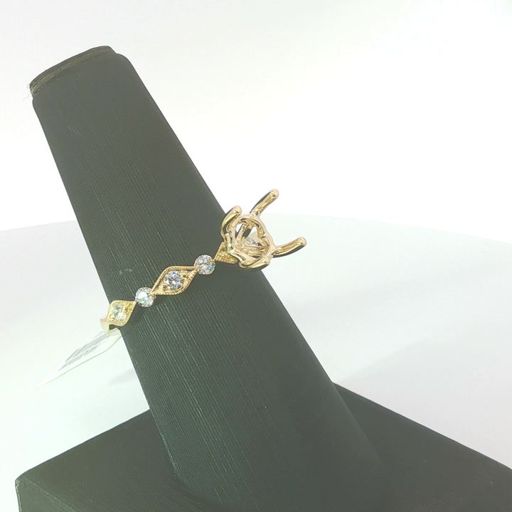 Diamond Semi-Mount Ring