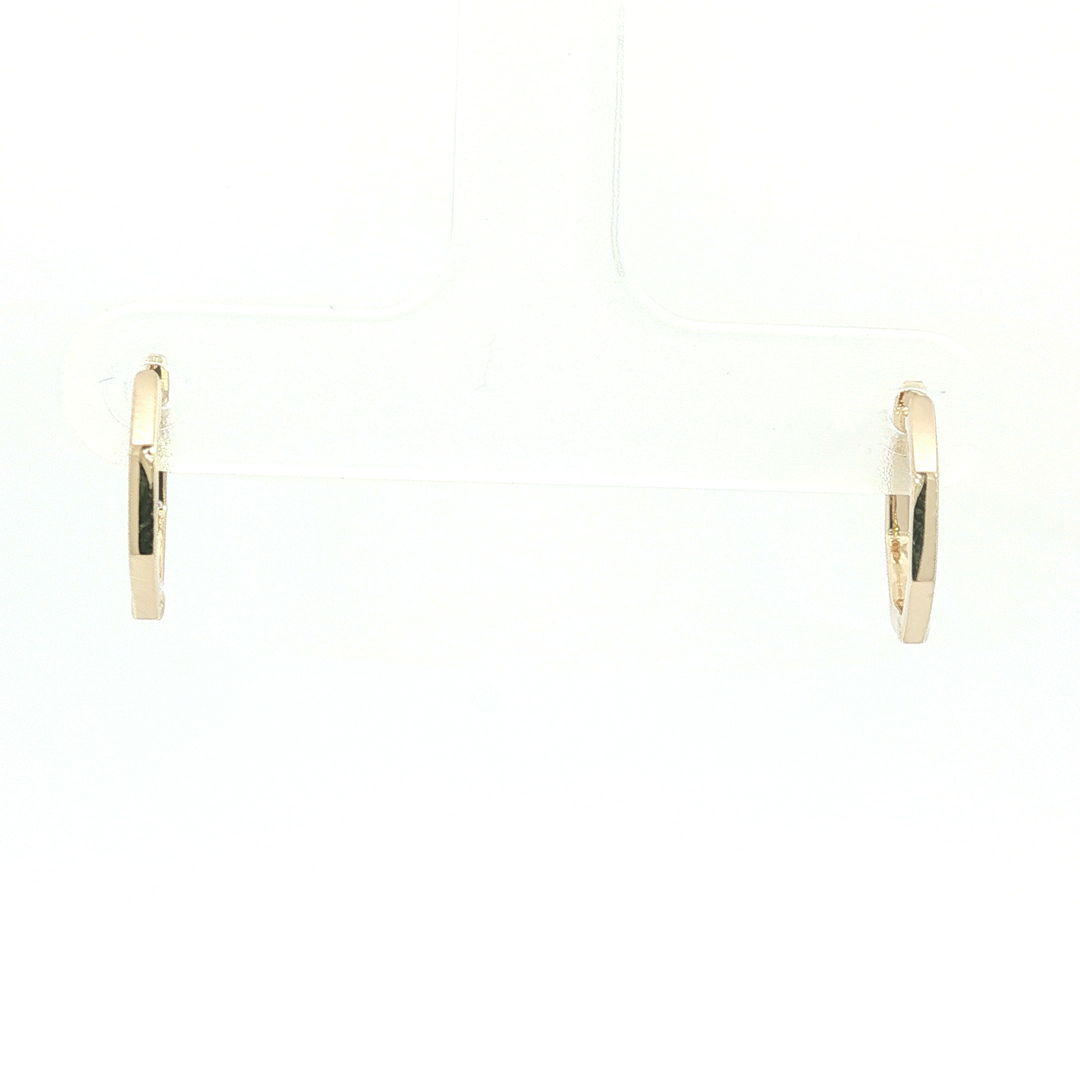 DIAMOND HOOP EARRING