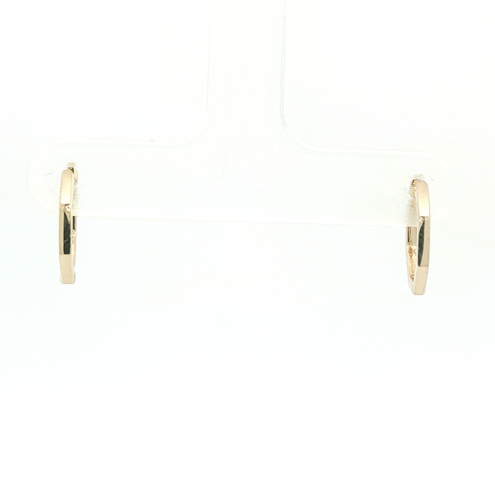 DIAMOND HOOP EARRING