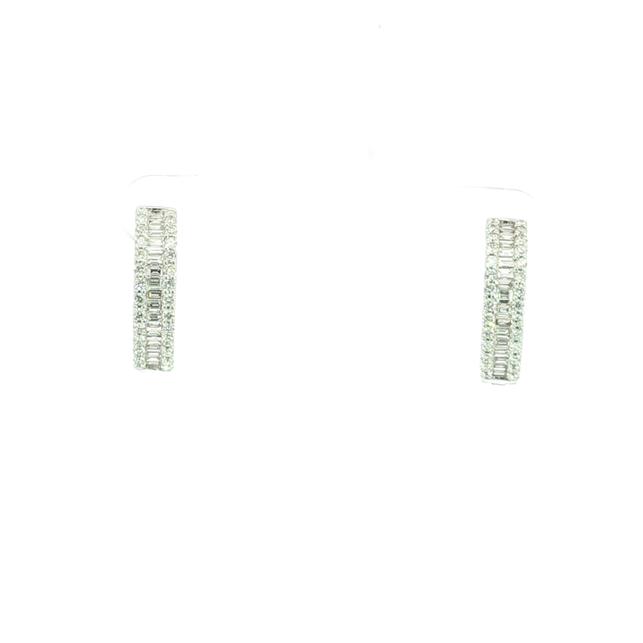 DIAMOND HOOP EARRING