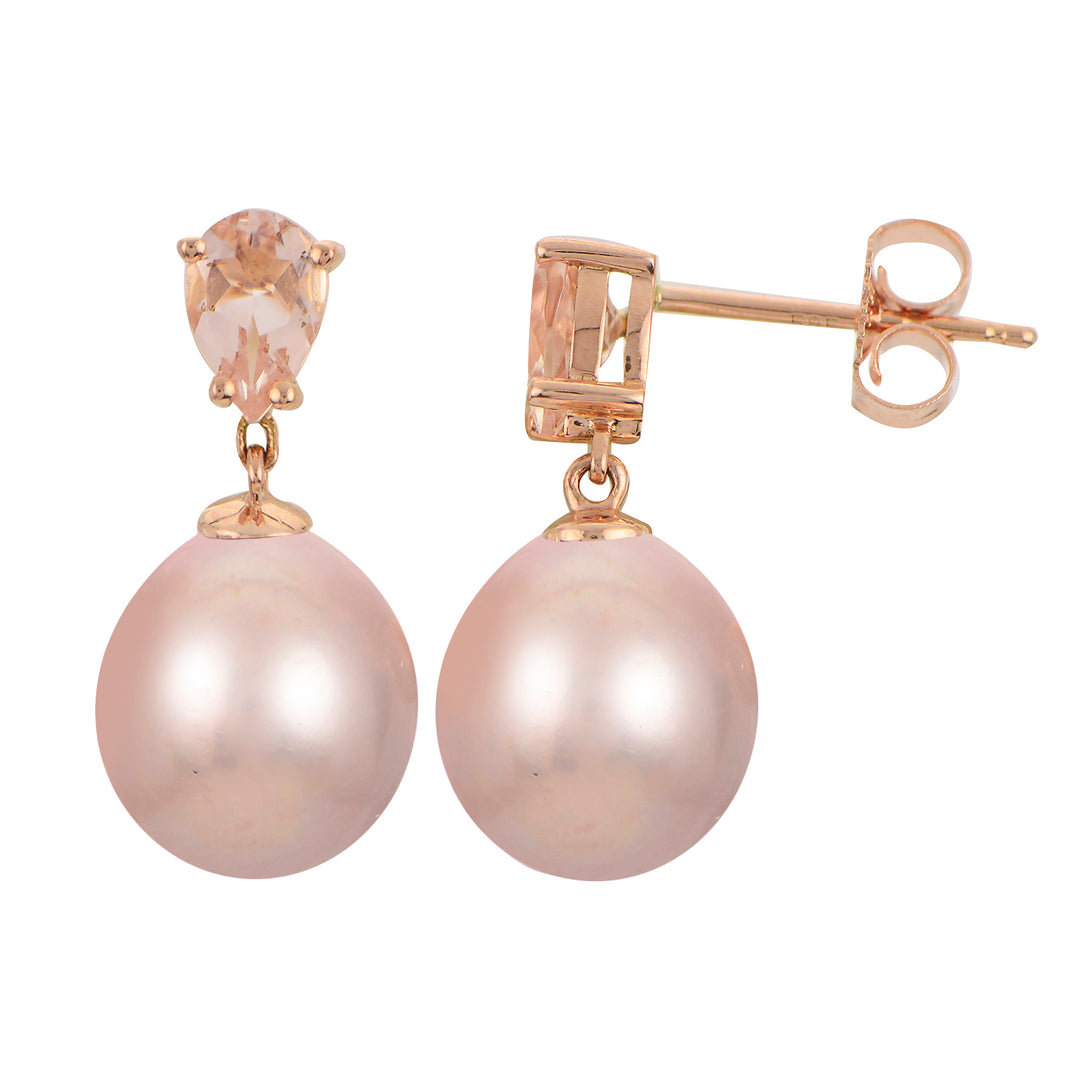 14KT Yellow Gold Freshwater Pearl Earring