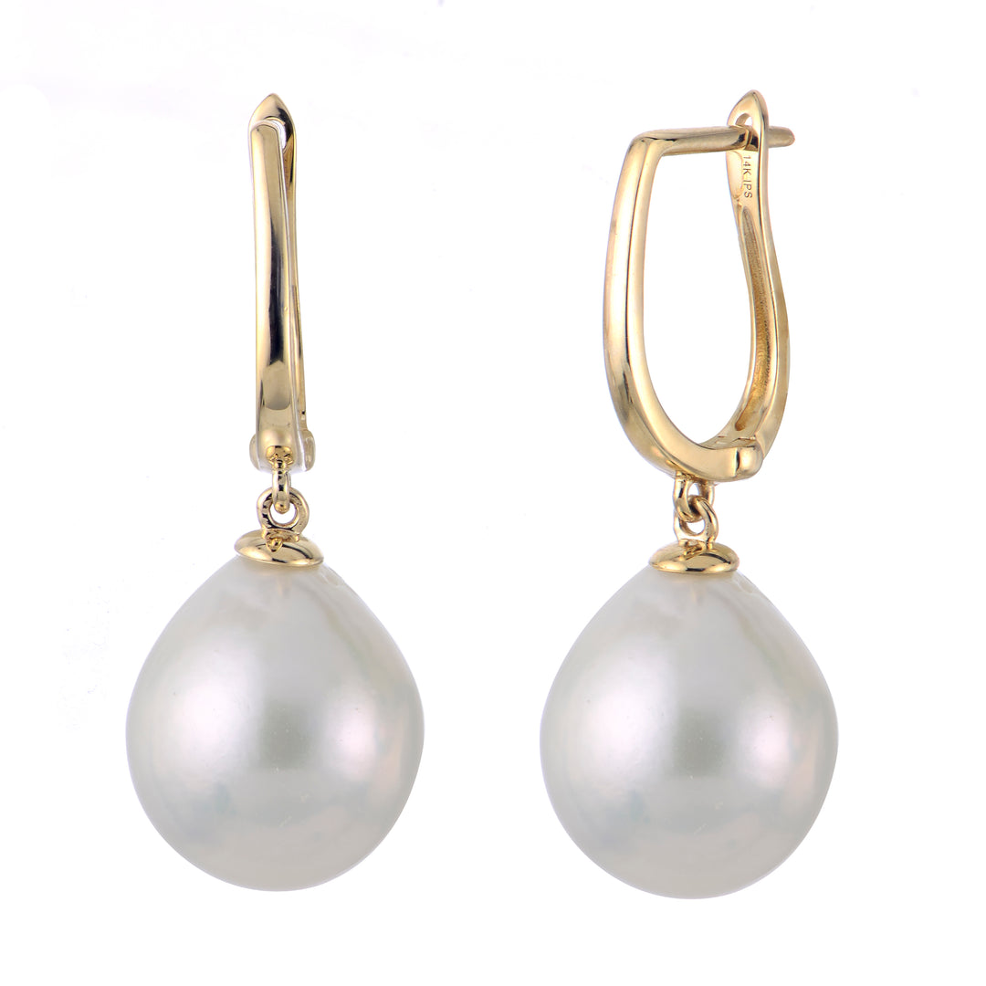 14KT Yellow Gold Freshwater Pearl Earring