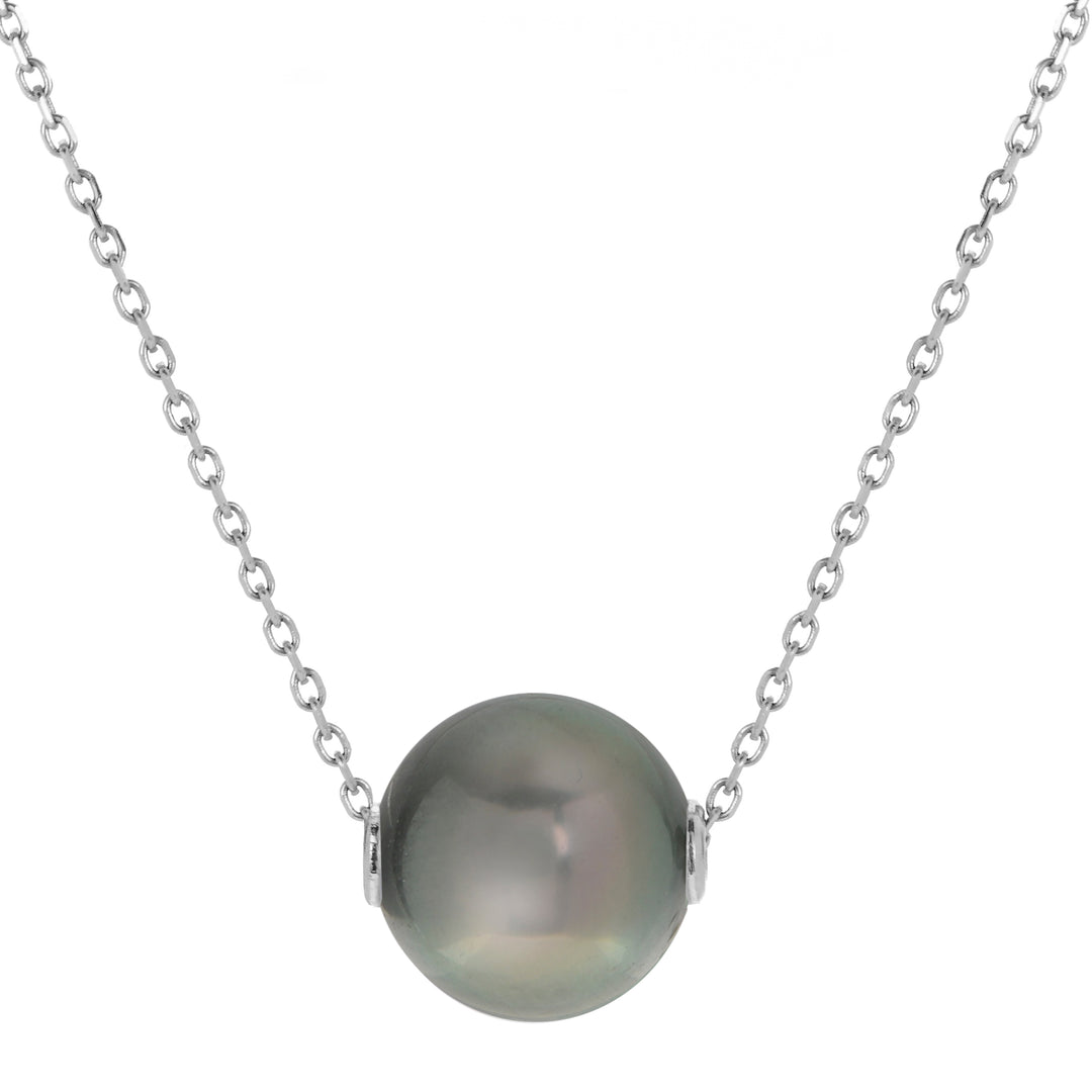 14KT Yellow Gold Tahitian Pearl Necklace