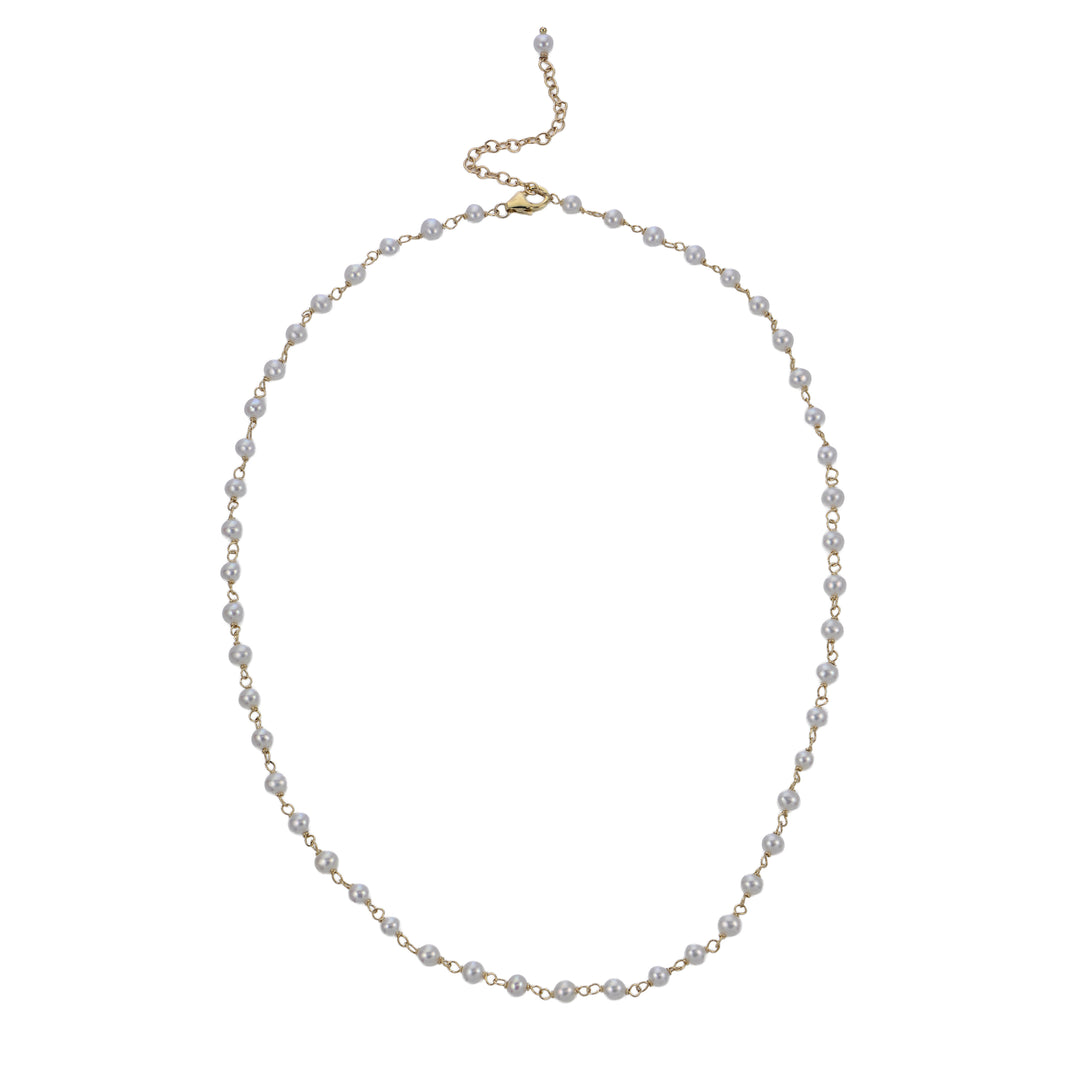 14KT Yellow Gold Freshwater Pearl Necklace