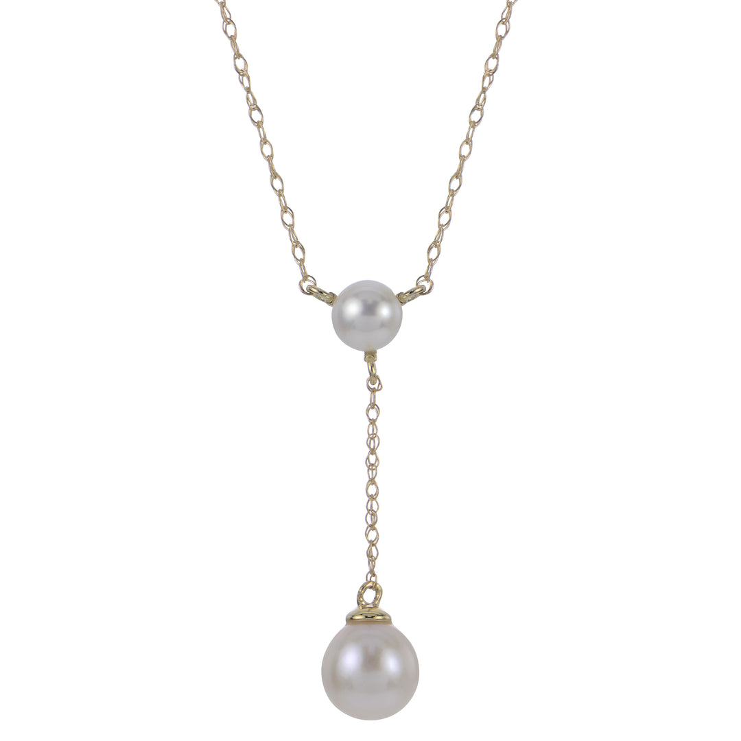 14KT Yellow Gold Freshwater Pearl Necklace