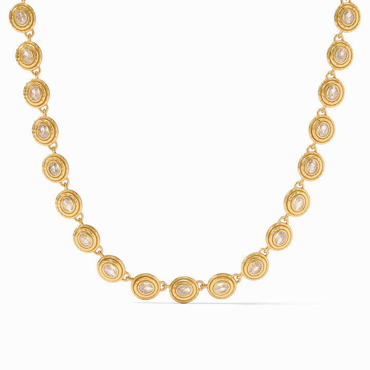 Julie Vos - 24K gold plate Tudor Tennis Necklace