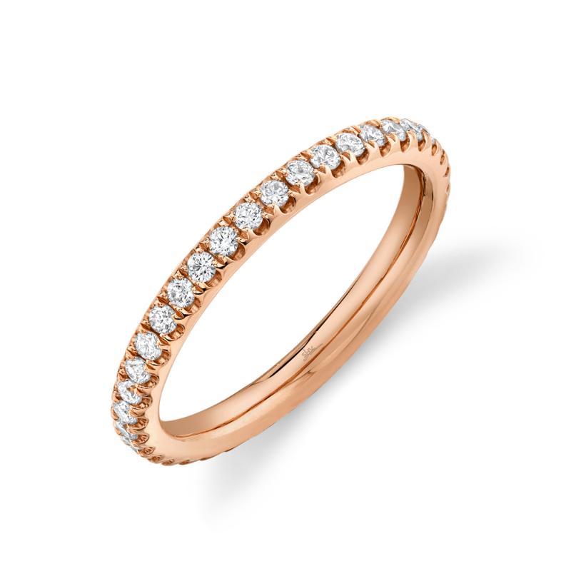 SC22004439EZ6 14K Pink Gold Eternity Band from the Eternal Collection