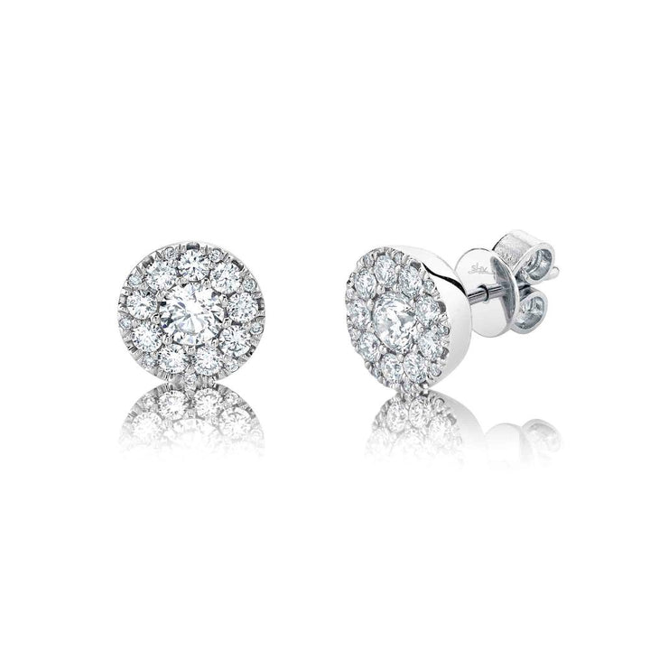 SC22008052 14K White Gold Stud Earrings from the Bella Riva