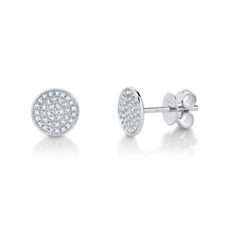SC55002269 14K White Gold Stud Earrings from the Kate Collection