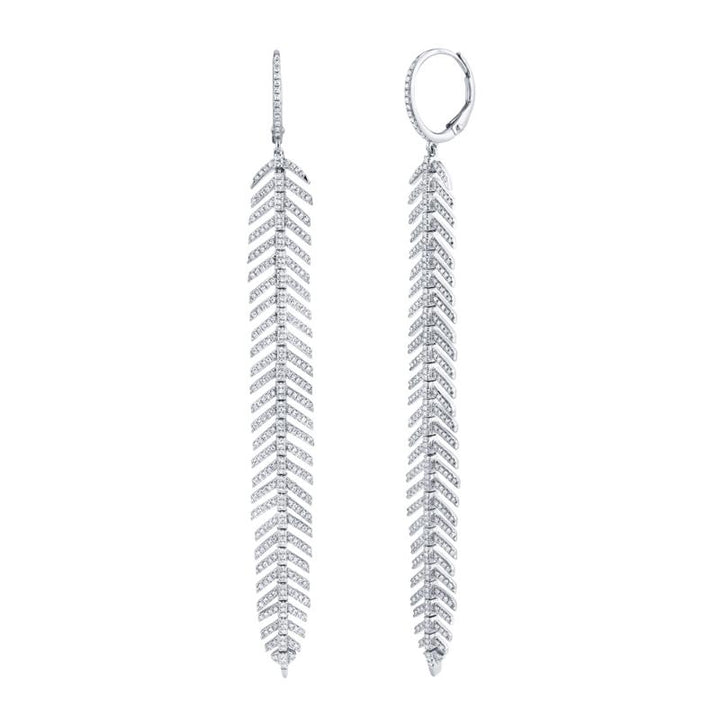 SC55004557 14K White Gold Drop Earrings from the Kate Collection