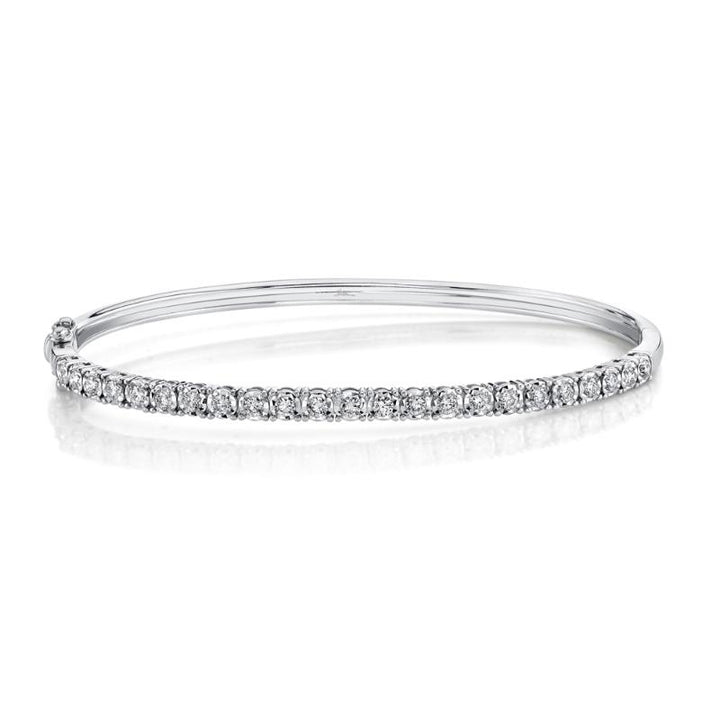 SC55004962ZS 14K White Gold Bangle Bracelet from the Stella Collection