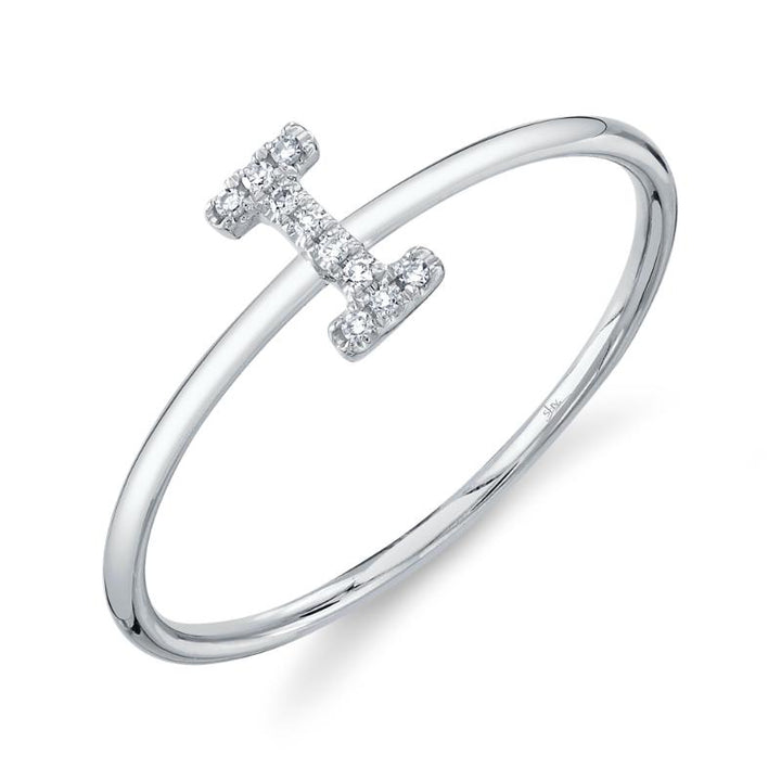 SC55005347-I 14K White Gold Fashion Ring from the Initial Collection