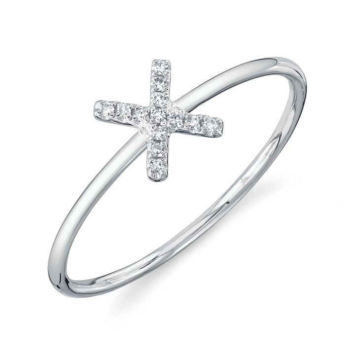 SC55005347-X 14K White Gold Fashion Ring from the Initial Collection