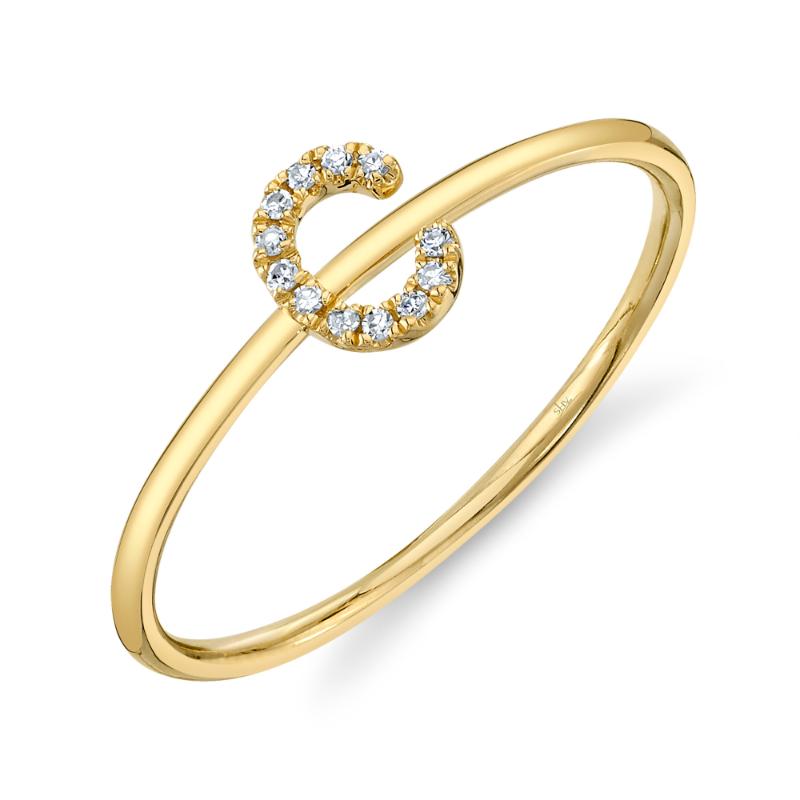 SC55005348-C 14K Yellow Gold Fashion Ring from the Initial Collection