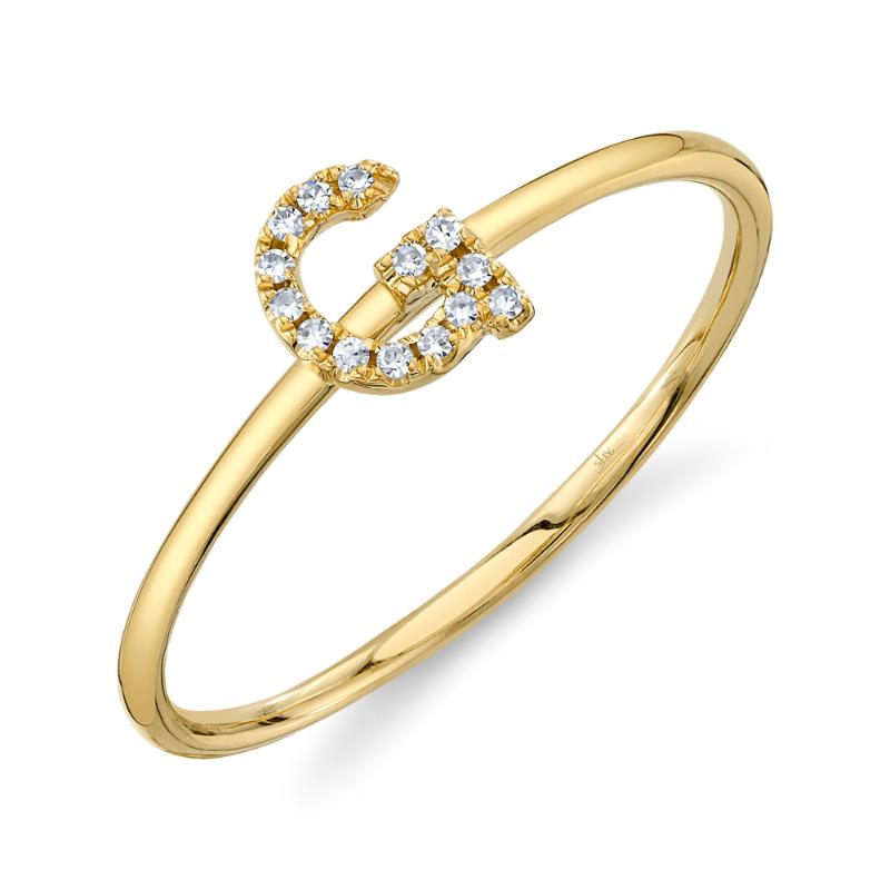 SC55005348-G 14K Yellow Gold Fashion Ring from the Initial Collection
