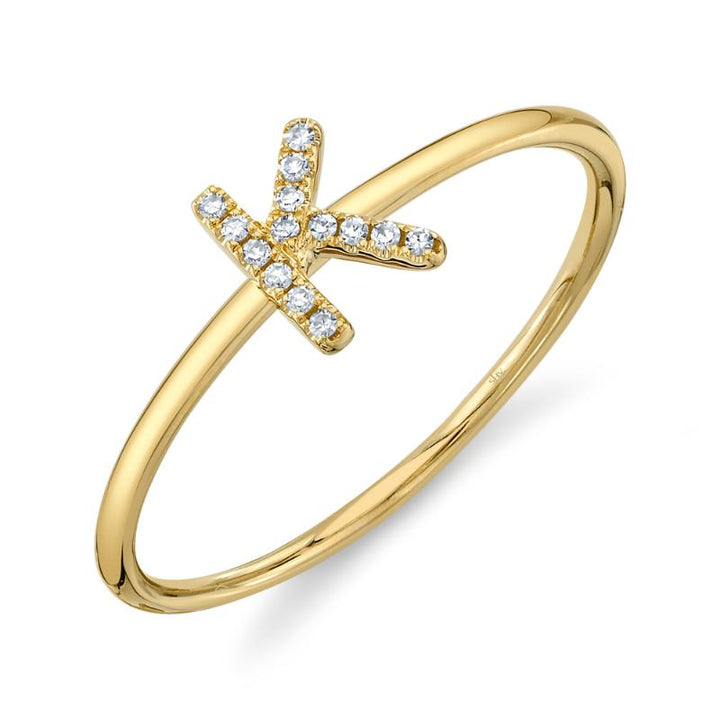 SC55005348-K 14K Yellow Gold Fashion Ring from the Initial Collection