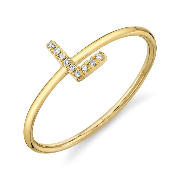 SC55005348-L 14K Yellow Gold Fashion Ring from the Initial Collection