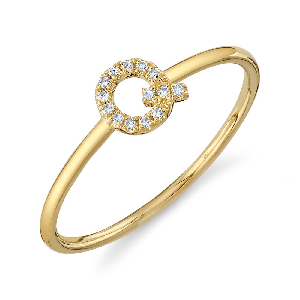 SC55005348-Q 14K Yellow Gold Fashion Ring from the Initial Collection
