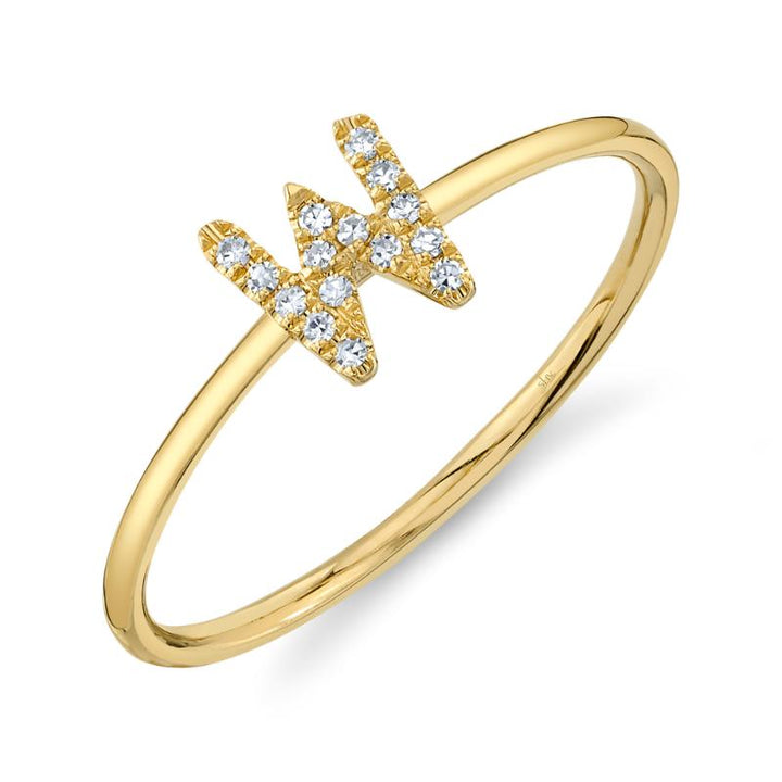 SC55005348-W 14K Yellow Gold Fashion Ring from the Initial Collection