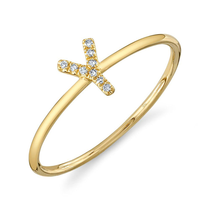 SC55005348-Y 14K Yellow Gold Fashion Ring from the Initial Collection