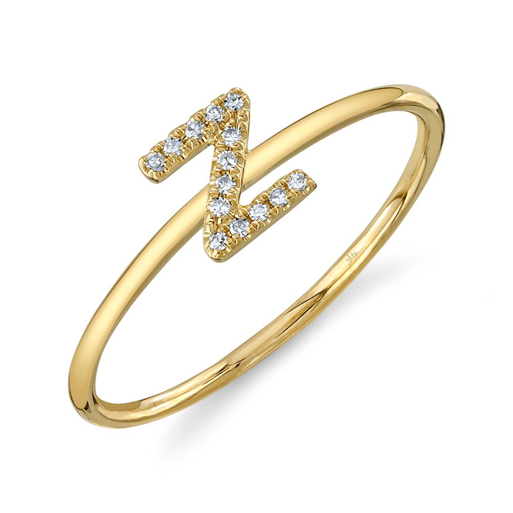 SC55005348-Z 14K Yellow Gold Fashion Ring from the Initial Collection
