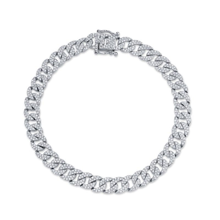 SC55005671V2 14K White Gold Link Bracelet from the Kate Collection