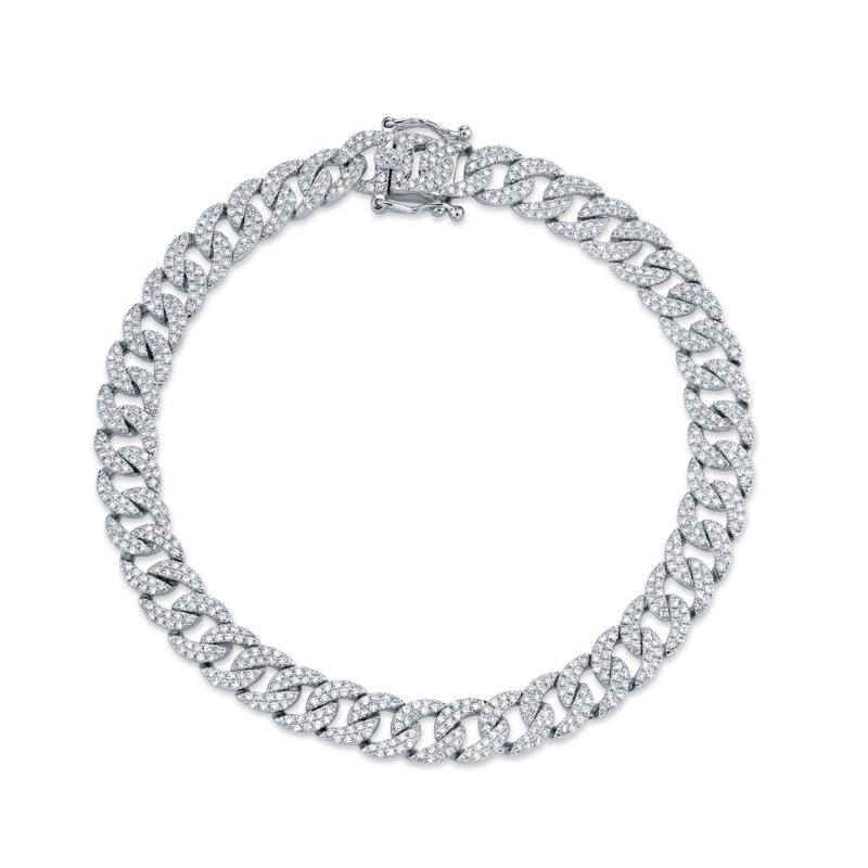 SC55005671V2 14K White Gold Link Bracelet from the Kate Collection