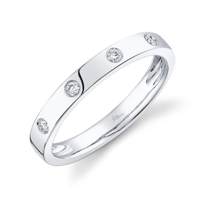 SC55006142V2 14K White Gold Fashion Band from the Kate Collection