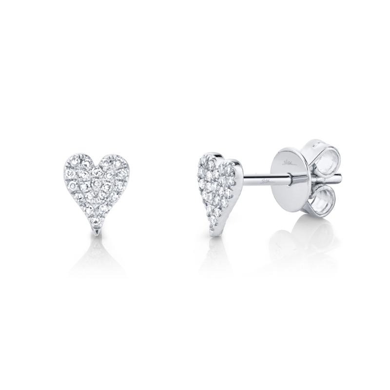SC55006717 14K White Gold Stud Earrings from the Kate Collection