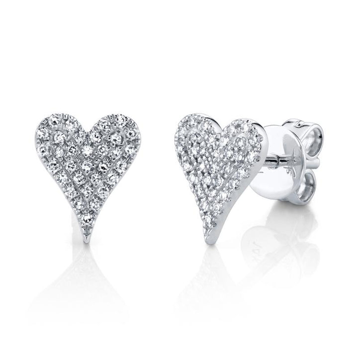 SC55006928 14K White Gold Stud Earrings from the Kate Collection