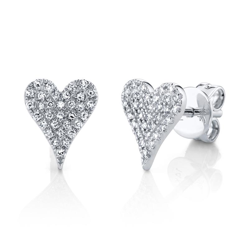 SC55006928 14K White Gold Stud Earrings from the Kate Collection