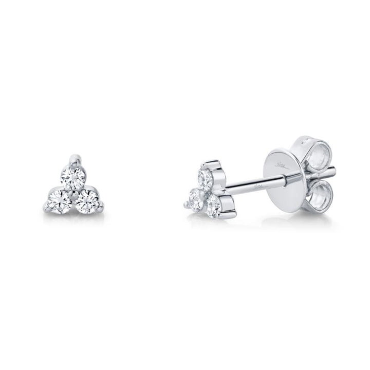 SC55007041V2 14K White Gold Stud Earrings from the Kate Collection