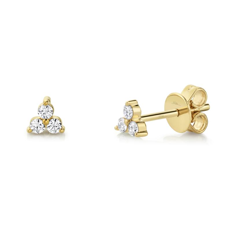 SC55007042V2 14K Yellow Gold Stud Earrings from the Kate Collection