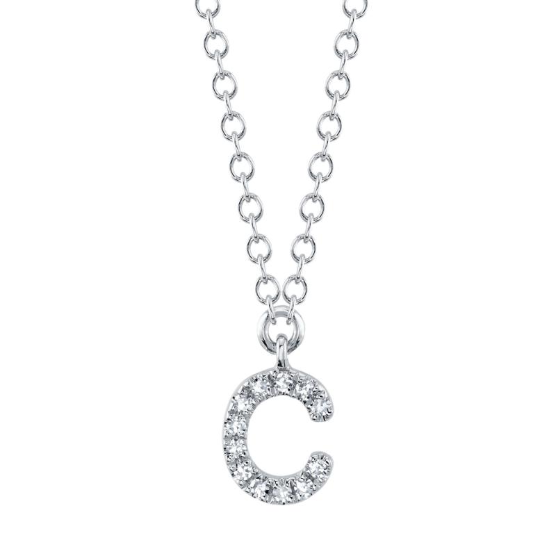 SC55007903-C 14K White Gold Fashion Necklace from the Initial Collection