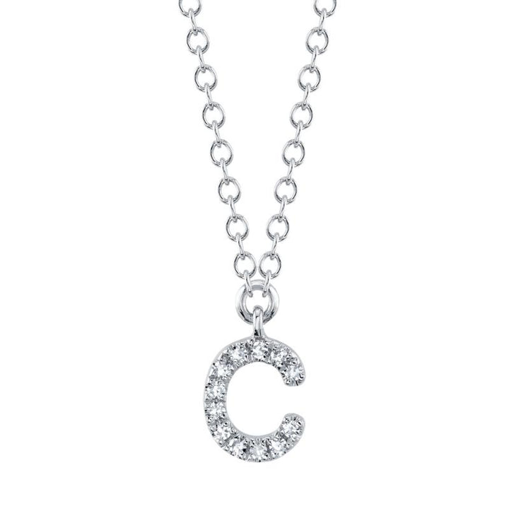 SC55007903-C 14K White Gold Fashion Necklace from the Initial Collection