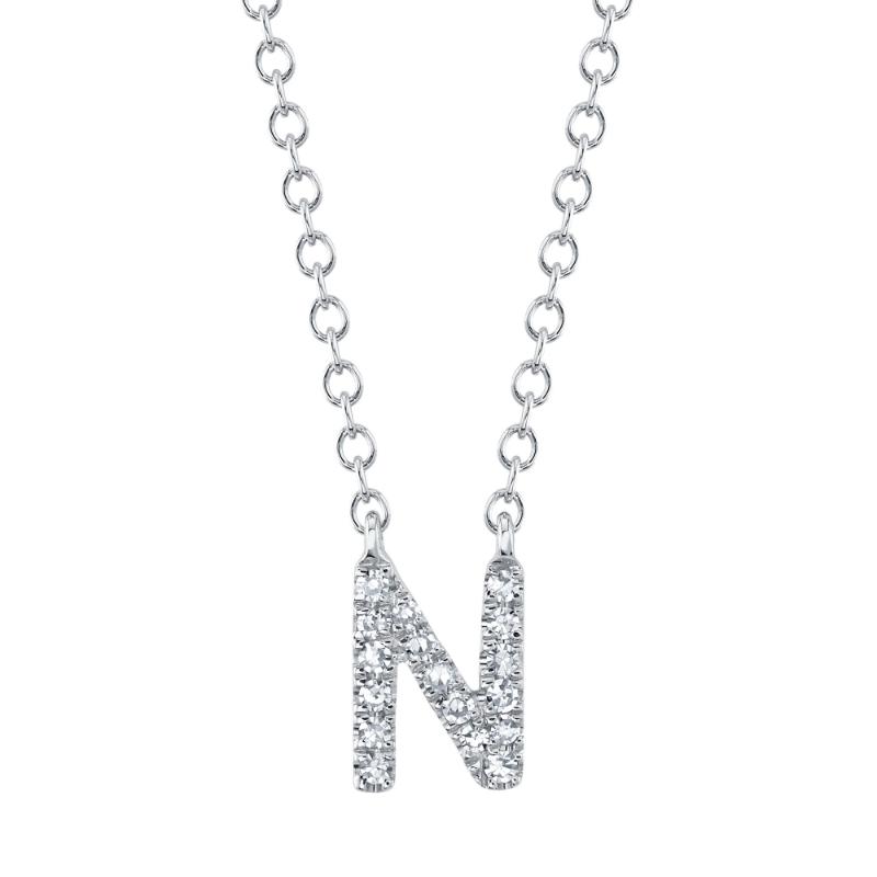 SC55007903-N 14K White Gold Fashion Necklace from the Initial Collection
