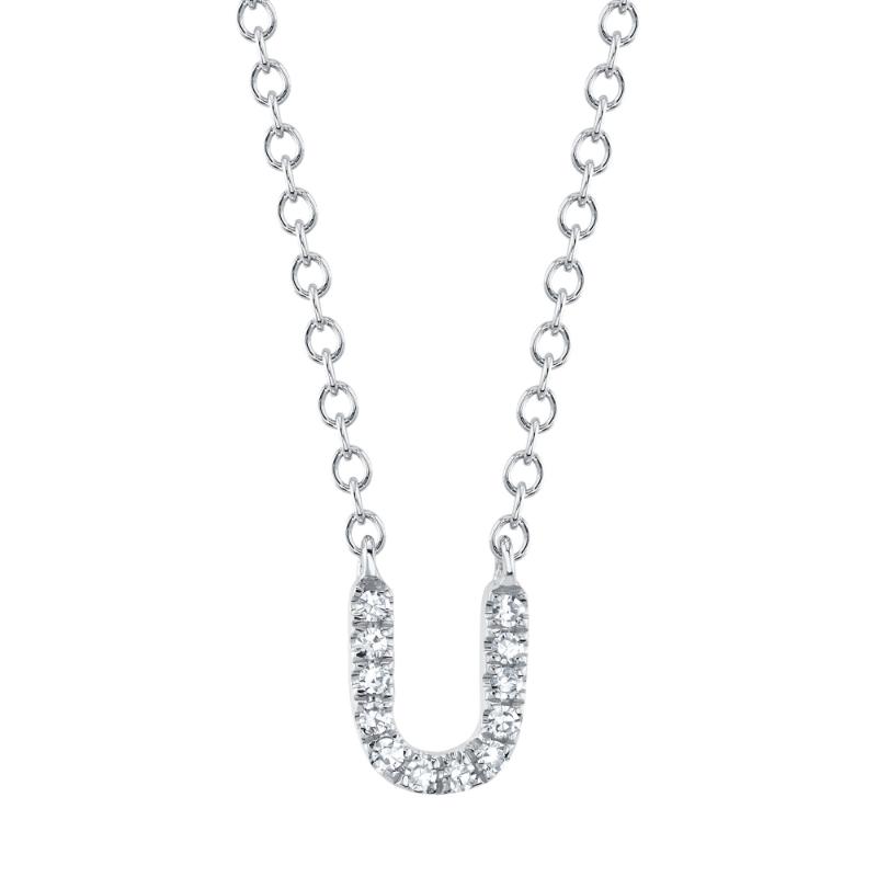 SC55007903-U 14K White Gold Fashion Necklace from the Initial Collection