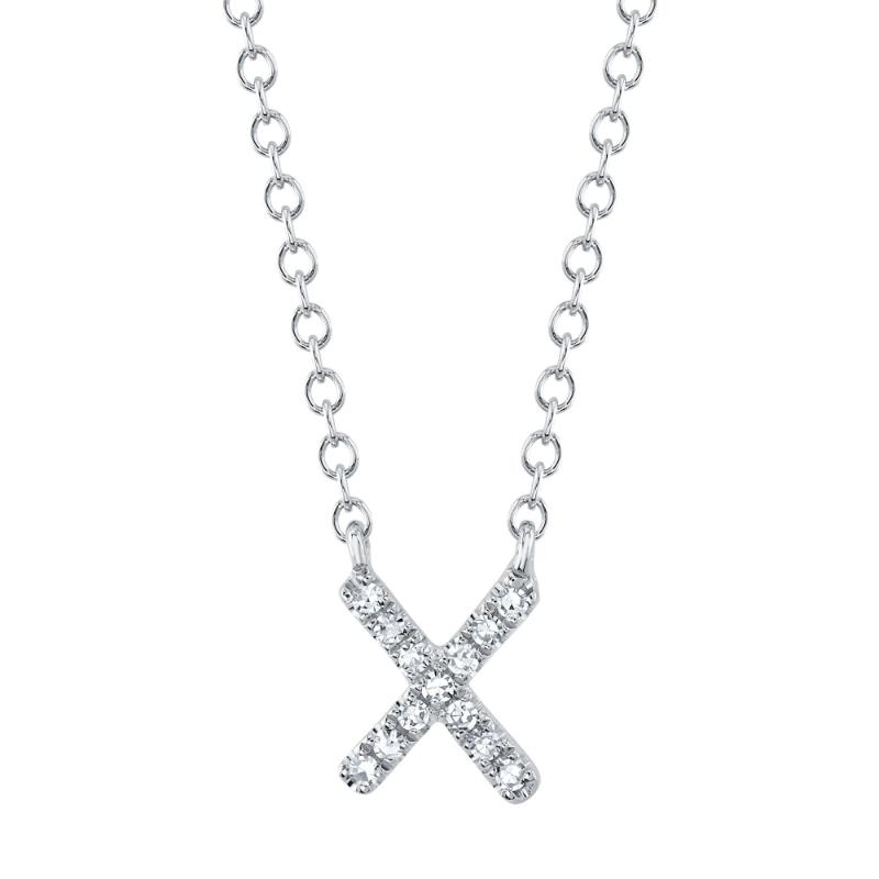 SC55007903-X 14K White Gold Fashion Necklace from the Initial Collection