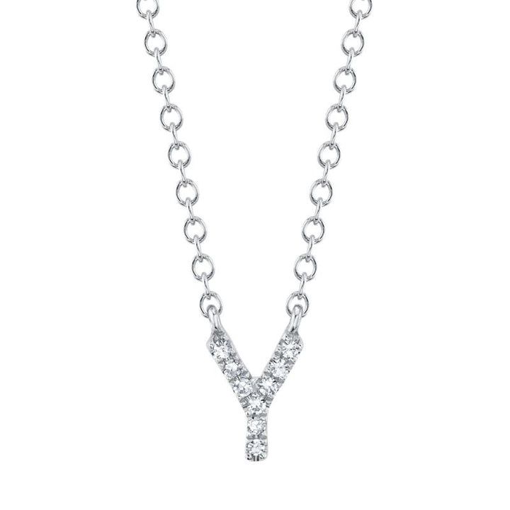 SC55007903-Y 14K White Gold Fashion Necklace from the Initial Collection