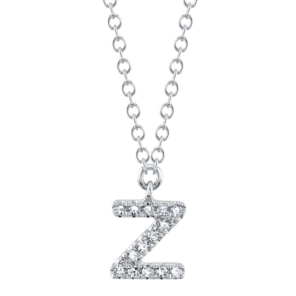 SC55007903-Z 14K White Gold Fashion Necklace from the Initial Collection